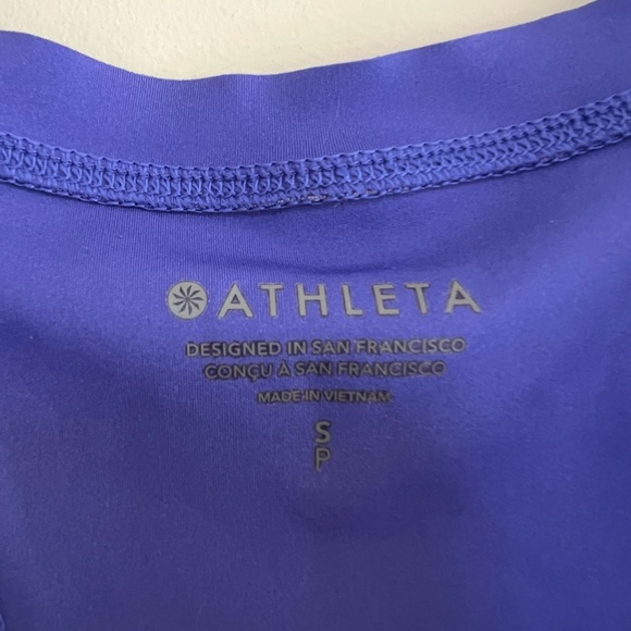Athleta Advantage Zip Up Tank in Lazurite Blue Purple, size S - Picture 7 of 8